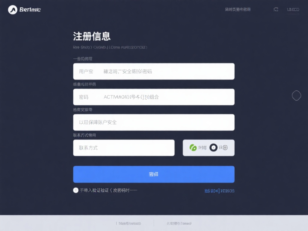 填写基本信息
在注册页面中，你需要输入一些必要的